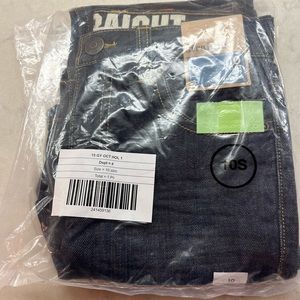 Factory Sealed NEW Gymboree Boy’s Dark Rinse Adjustable Denim Jeans Size 10 Slim